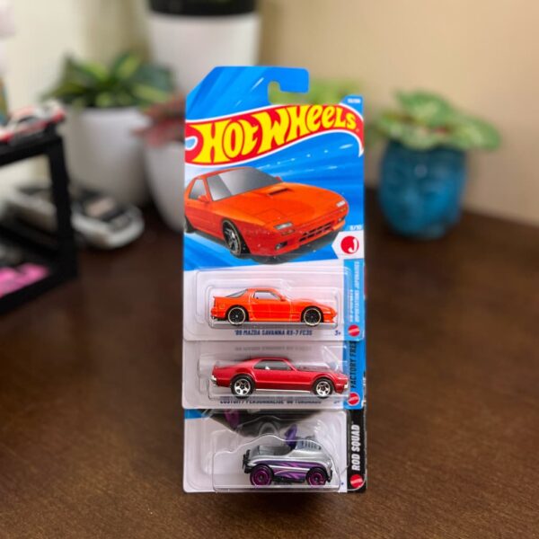 Hot Wheels Mazda Savanna RX-7 FC3S Custom 66 Toronado Pedal Driver imported combo set