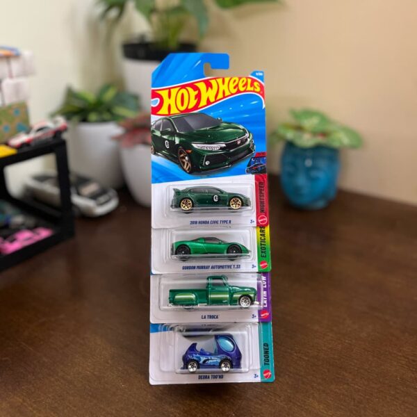 Hot Wheels Honda Civic Type R Gordon Murray T33 La Troca Deora Toond imported combo set
