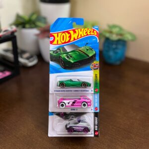 Hot Wheels Pagani Huayra Roadster Deora II Pedal Driver imported combo set