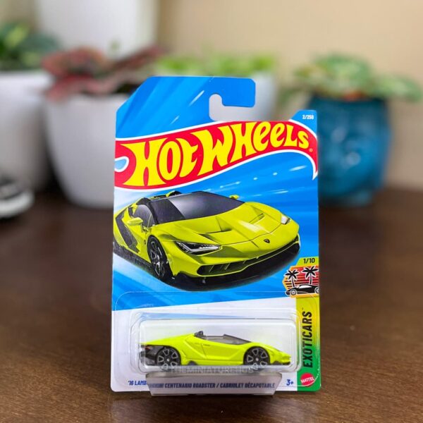 Hot Wheels ’16 Lamborghini Centenario Roadster, Green F case