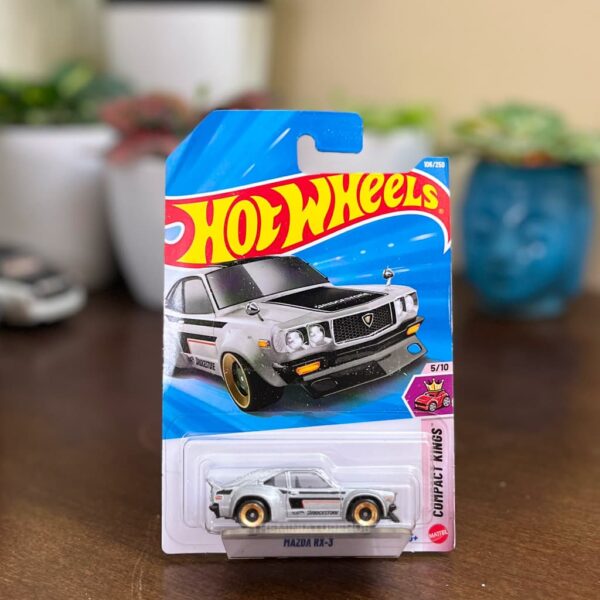 Hot Wheels Mazda RX-3 Silver Compact Kings