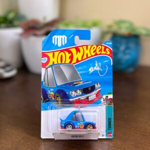 Hot Wheels Mazda RX-3 Blue Tooned Mad Mike