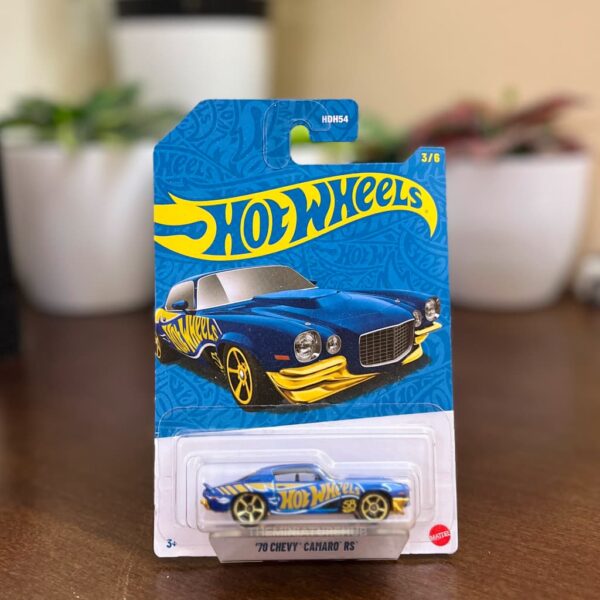 Hot Wheels 70 Chevy Camaro RS 55th Anniversary 3-6 Die-Cast Car