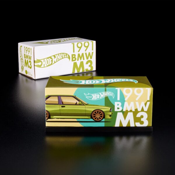 Hot Wheels RLC 1991 BMW M3 Olive Green