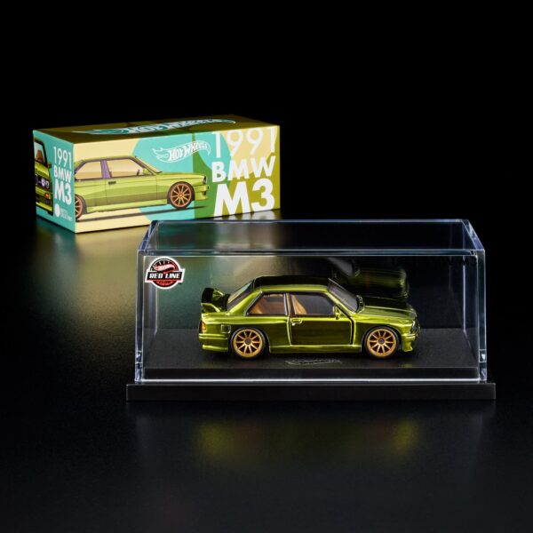 Hot Wheels RLC 1991 BMW M3 Olive Green