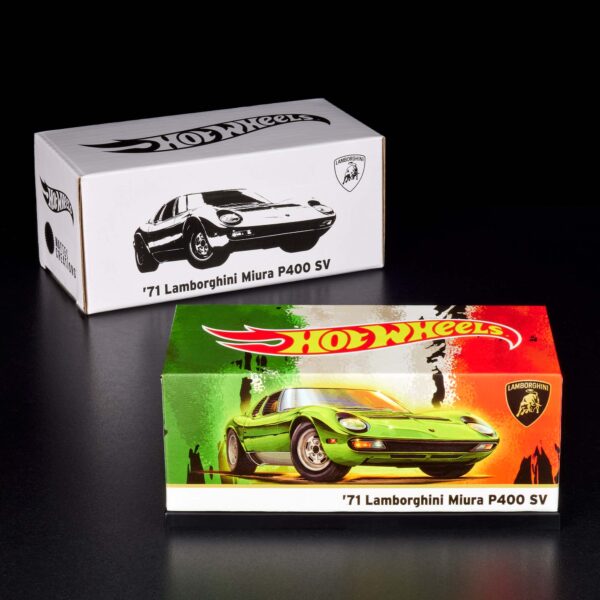Hot Wheels RLC 71 Lamborghini Miura P400 SV Green