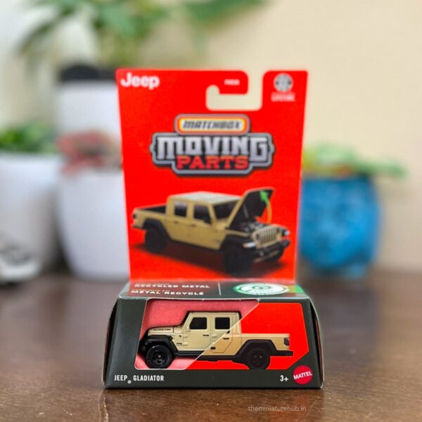 Matchbox Jeep Gladiator Beige – Moving Parts
