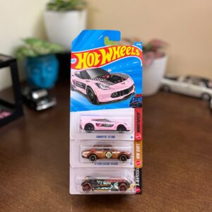 Hot Wheels Corvette Ford MRP Combo Pack of 3