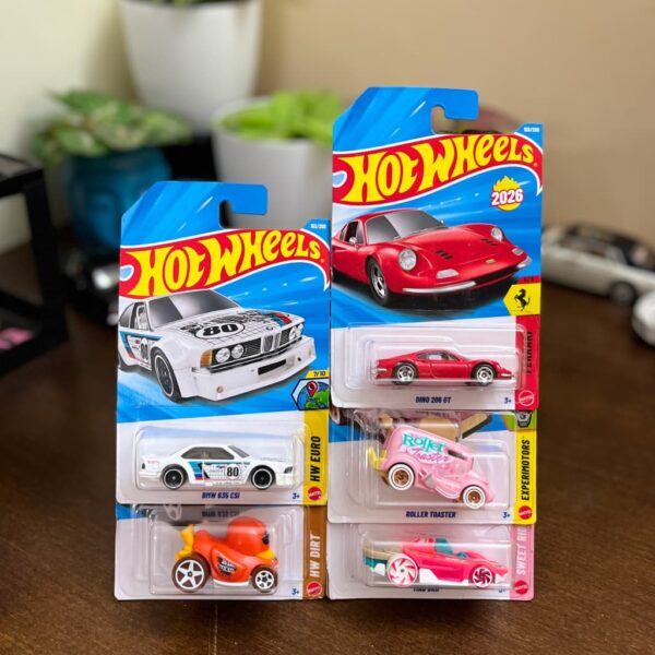 Hot Wheels Ferrari & BMW MRP Combo – Pack of 5