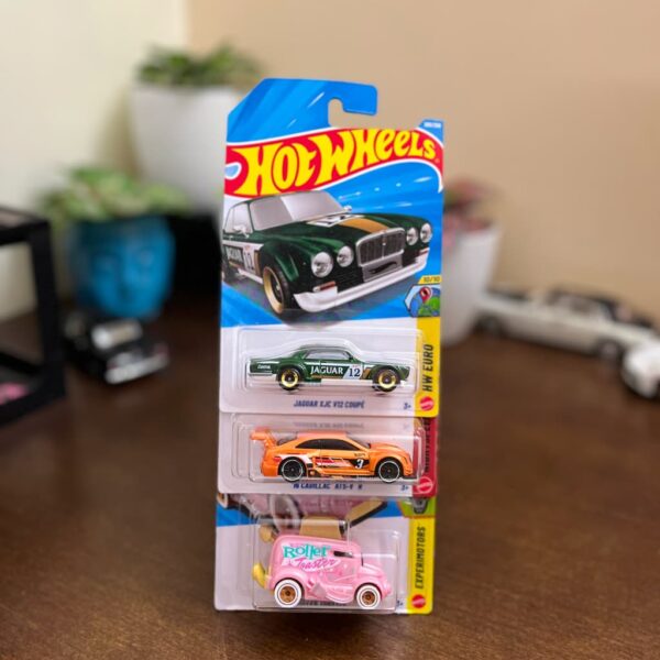 Hot Wheels Jaguar Cadillac MRP Combo Pack of 3