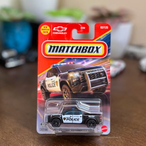 Matchbox 2024 Chevrolet Silverado PPV Truck Police Mainline