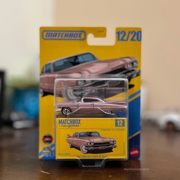 Matchbox Collectors 1959 Cadillac Coupe De Ville Wood Rose Poly Imported