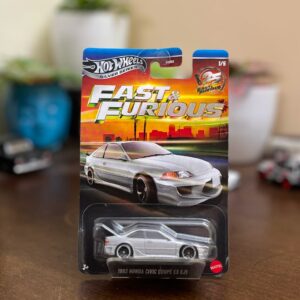 Hot Wheels Fast and Furious 1993 Honda Civic Coupe EX EJ1 diecast Silver Series