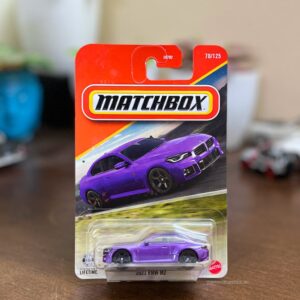 Matchbox 2023 BMW M2 purple diecast car 70/125 on blister card