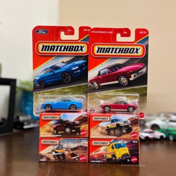 Matchbox Ford Mustang and Land Rover Defender combo pack of 6 diecast cars