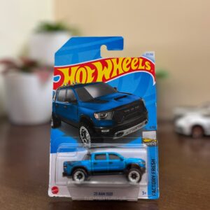 Hot Wheels 2023 Ram 1500 blue diecast pickup Factory Fresh series