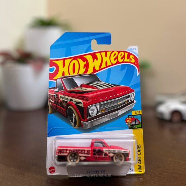 Hot Wheels 1967 Chevy C10 diecast pickup HW Art Cars series