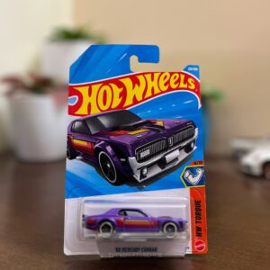 Hot Wheels 1968 Mercury Cougar purple diecast pony car HW Torque series
