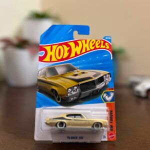Hot Wheels 1970 Buick GSX gold diecast muscle car HW Torque series