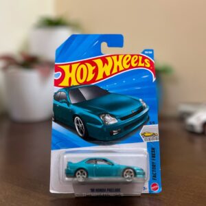 Hot Wheels 1998 Honda Prelude blue diecast JDM coupe Factory Fresh series