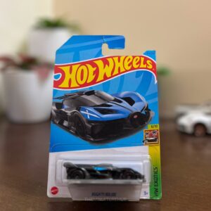 Hot Wheels Bugatti Bolide blue diecast track hypercar HW Exotics series