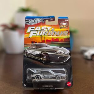 Hot Wheels Fast and Furious Toyota Supra diecast Silver Series 25th anniversary