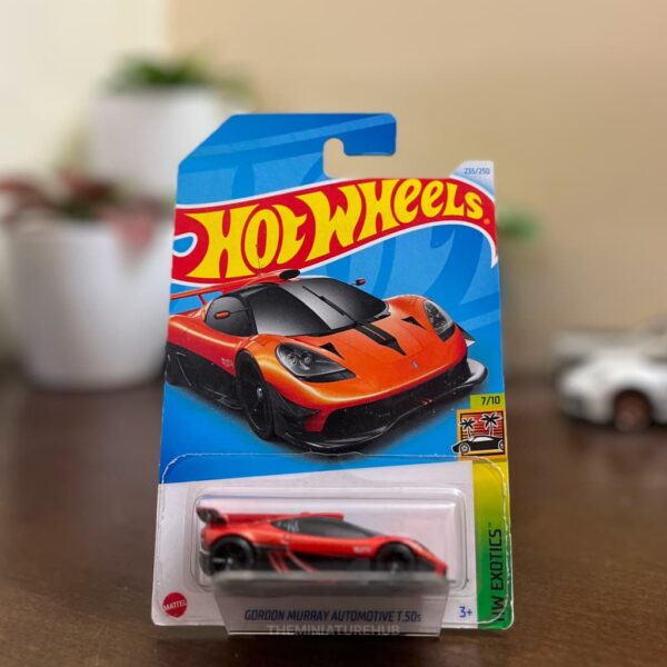 Hot Wheels Gordon Murray Automotive T.50s orange diecast track hypercar HW Exotics series