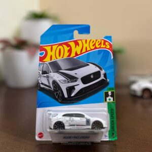 Hot Wheels Jaguar I-Pace eTrophy diecast electric race car HW Green Speed series