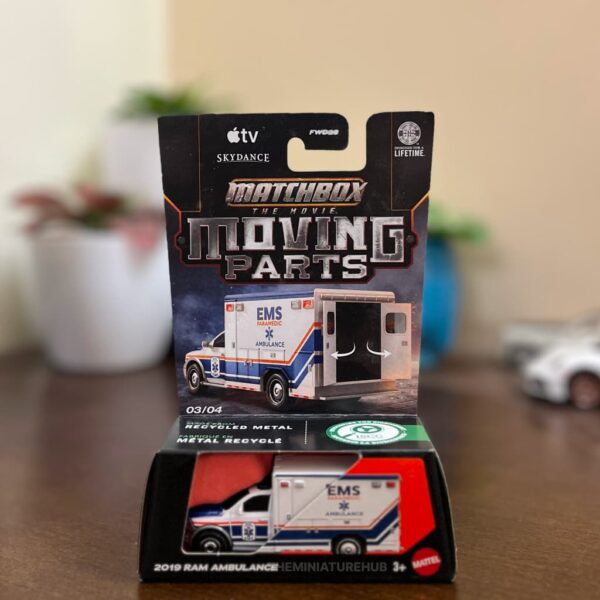 Matchbox The Movie 2019 Ram Ambulance diecast Moving Parts series