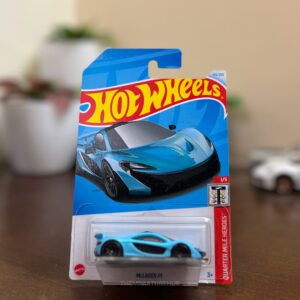 Hot Wheels McLaren P1 blue diecast hybrid hypercar Quarter Mile Heroes series