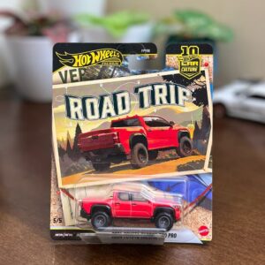 Hot Wheels Car Culture 2024 Toyota Tacoma TRD Pro red diecast truck Road Trip