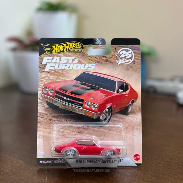 Hot Wheels Fast and Furious 1970 Chevrolet Chevelle SS red diecast imported