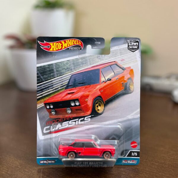 Hot Wheels Car Culture Fiat 131 Abarth red diecast WRC rally Modern Classics