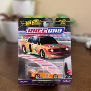 Hot Wheels Car Culture BMW 320 Group 5 orange diecast Flying Brick Race Day