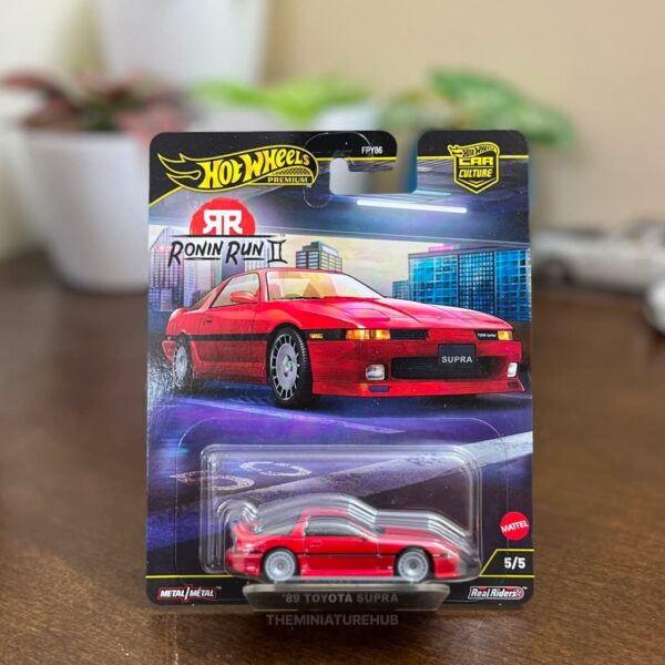 Hot Wheels Car Culture 1989 Toyota Supra red diecast Mk3 A70 Ronin Run