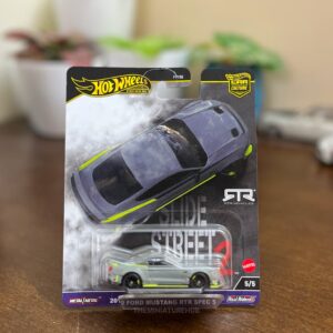Hot Wheels Car Culture 2018 Ford Mustang RTR Spec 5 gray diecast drift Slide Street