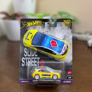 Hot Wheels Car Culture 2023 Toyota GR Corolla yellow diecast hot hatch Slide Street
